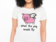 Tricou Cand o Zbura Porcul